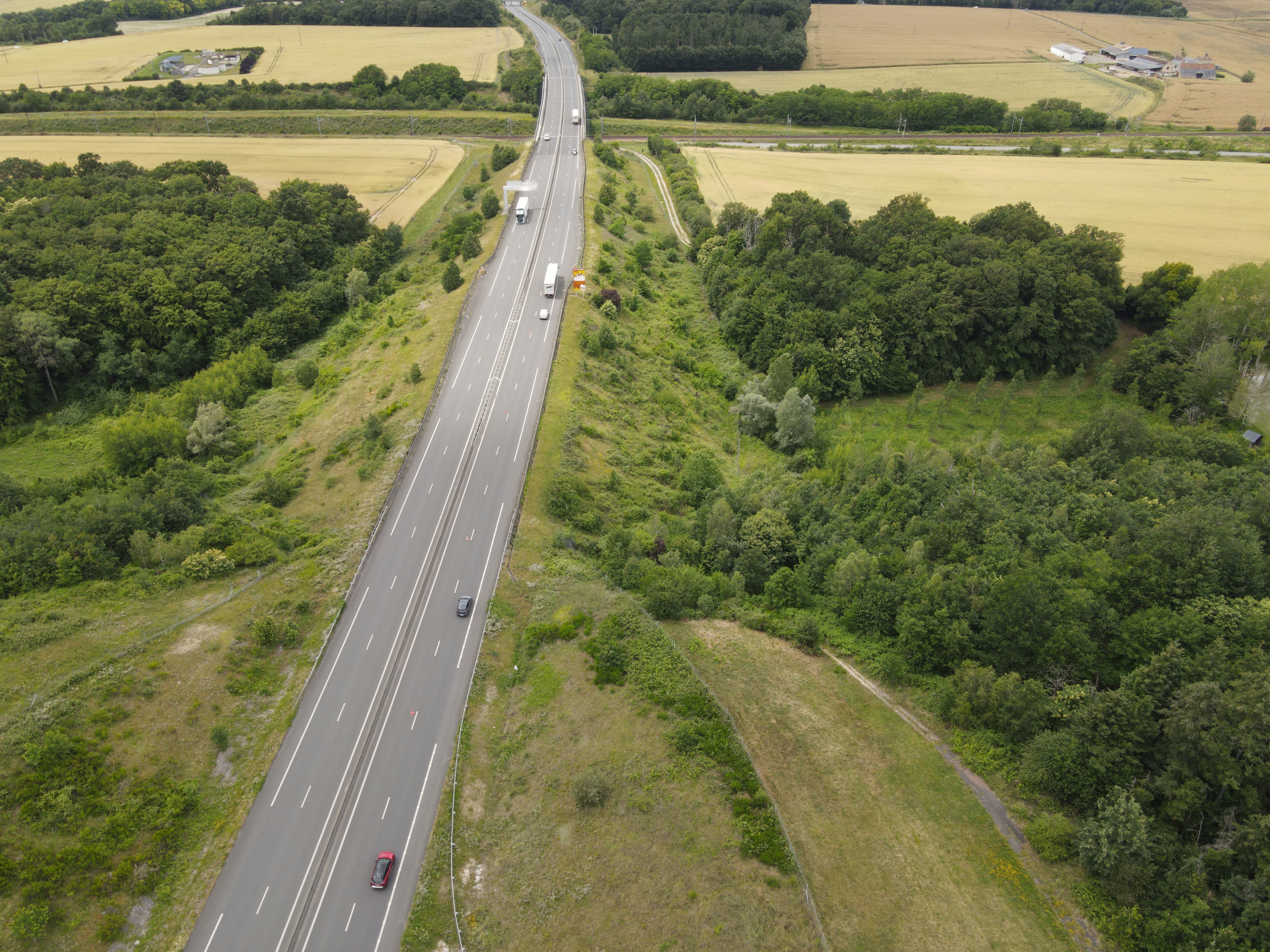 Vue drone du secteur alternatif près de la Liodière.